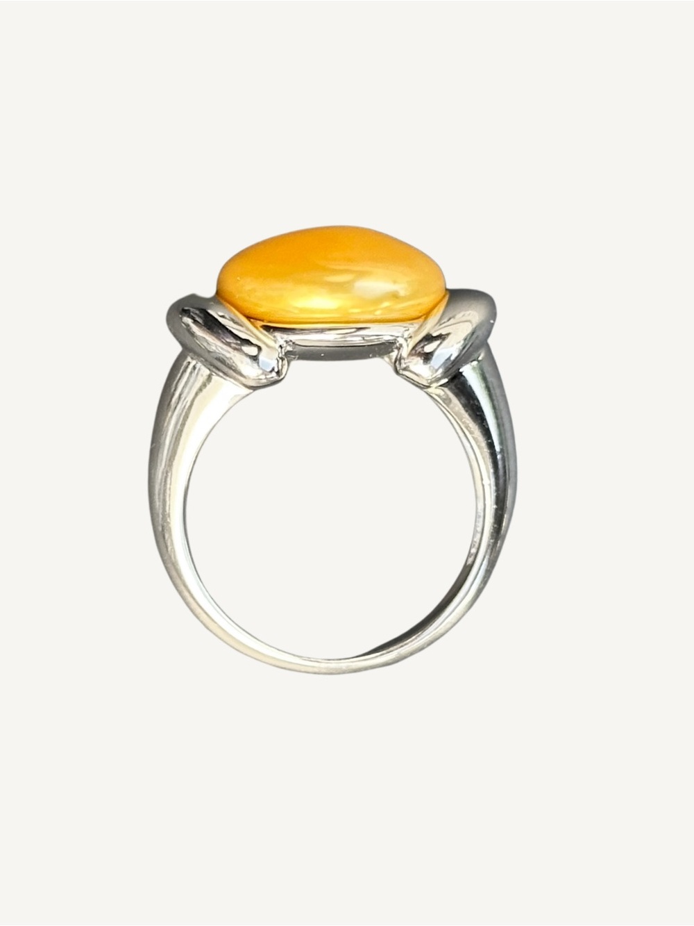 Sterling Honora Pearl 15mm Ring Size 8 NWT Original Box